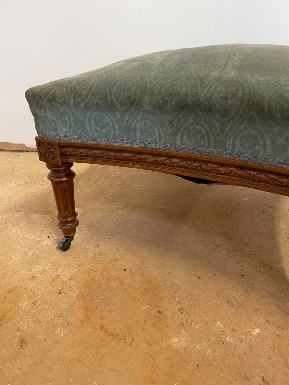 Napoleon III walnut footstool  View VI