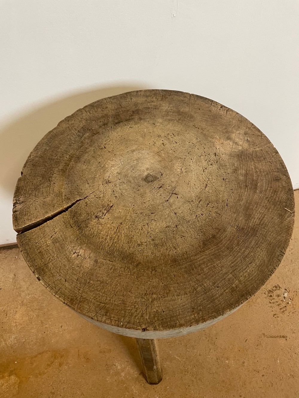 Antique chopping block  View II