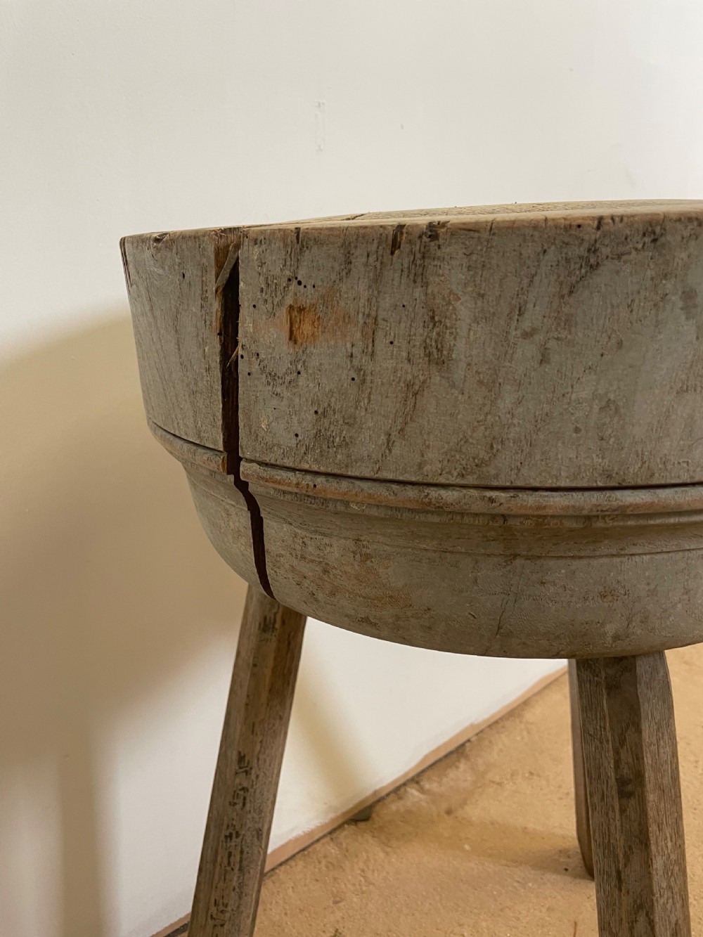 Antique chopping block  View III