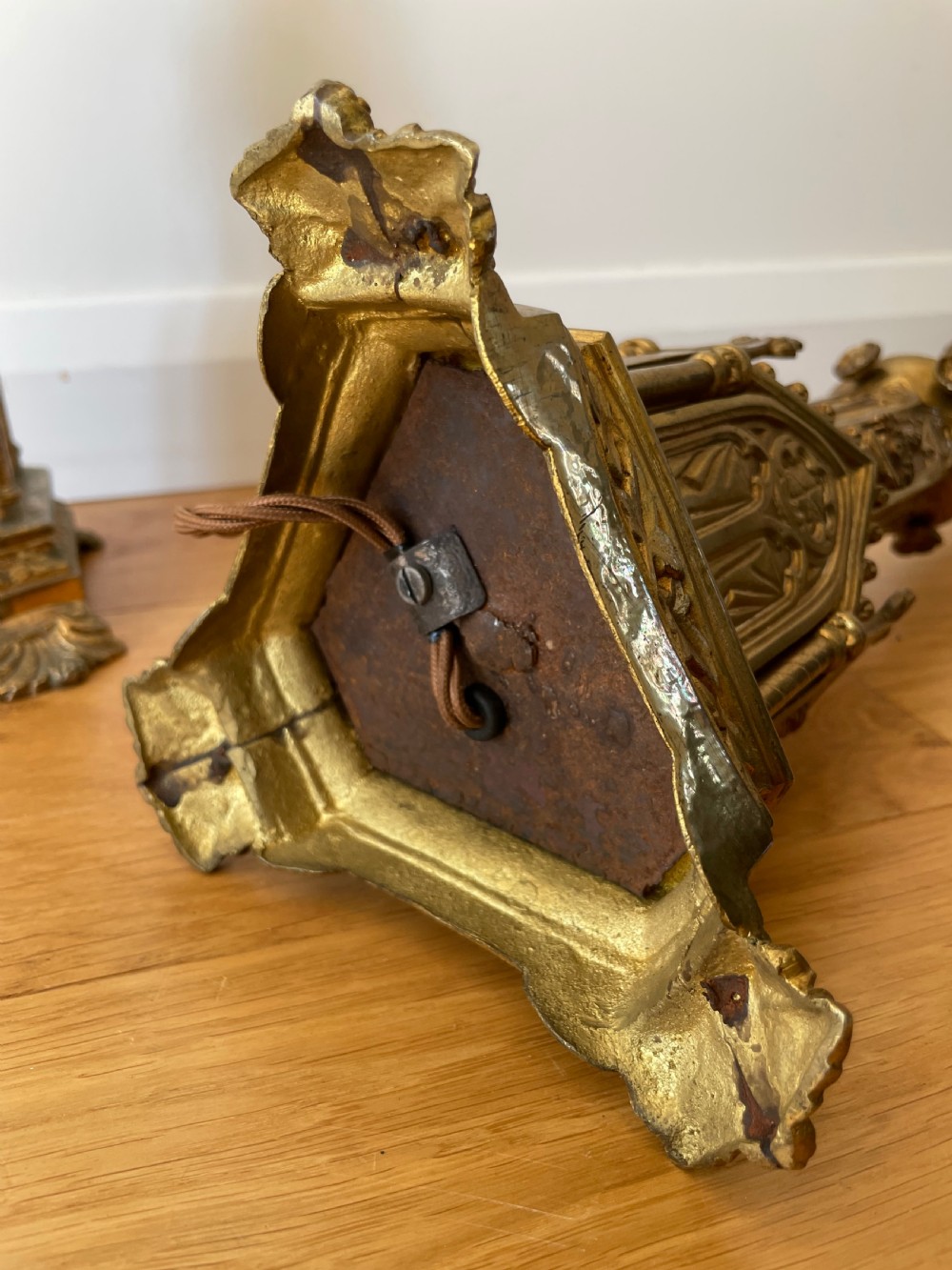 Large pair of gothic style  table lamps  View VII