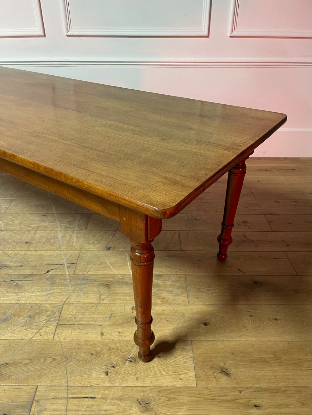 Cherrywood farmhouse table  View II
