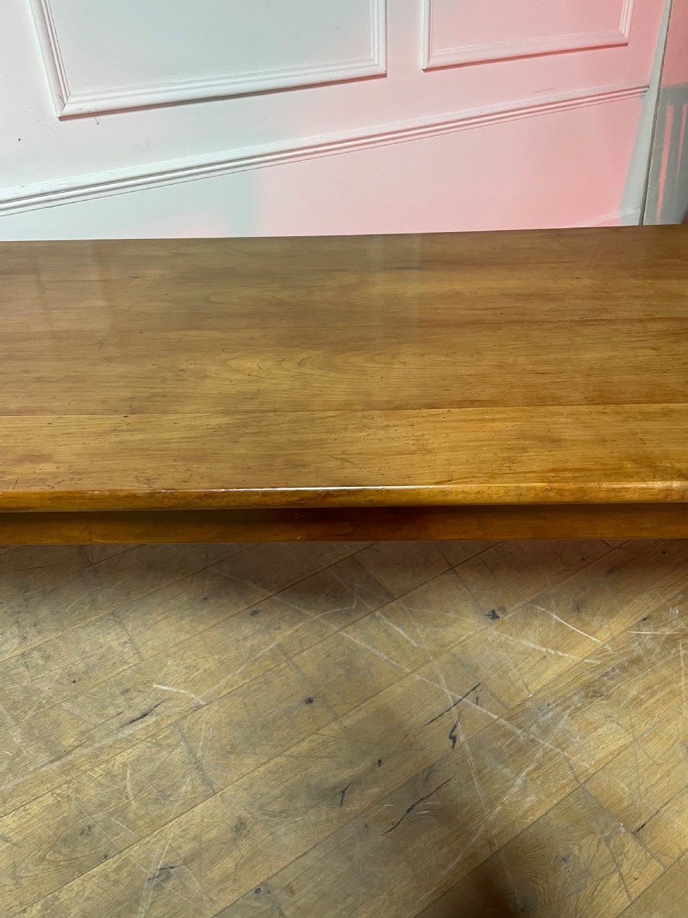 Cherrywood farmhouse table  View V