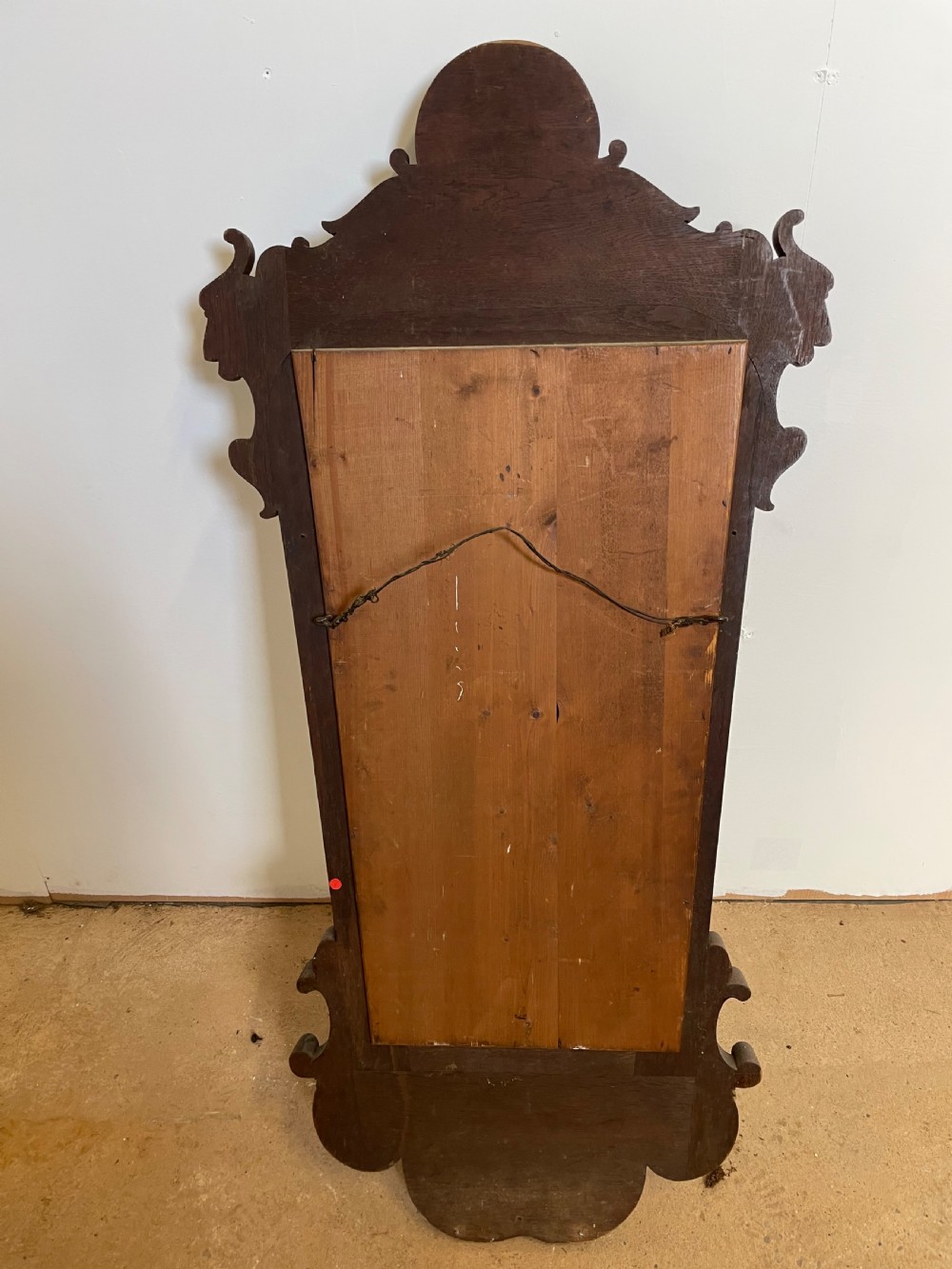 Large carved oak wall mirror  View IX