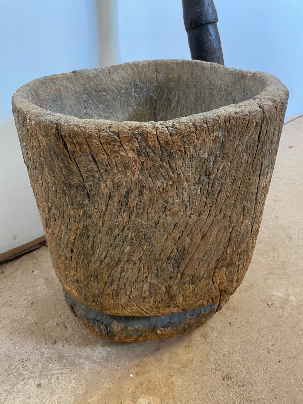 African pestle and mortar View VII