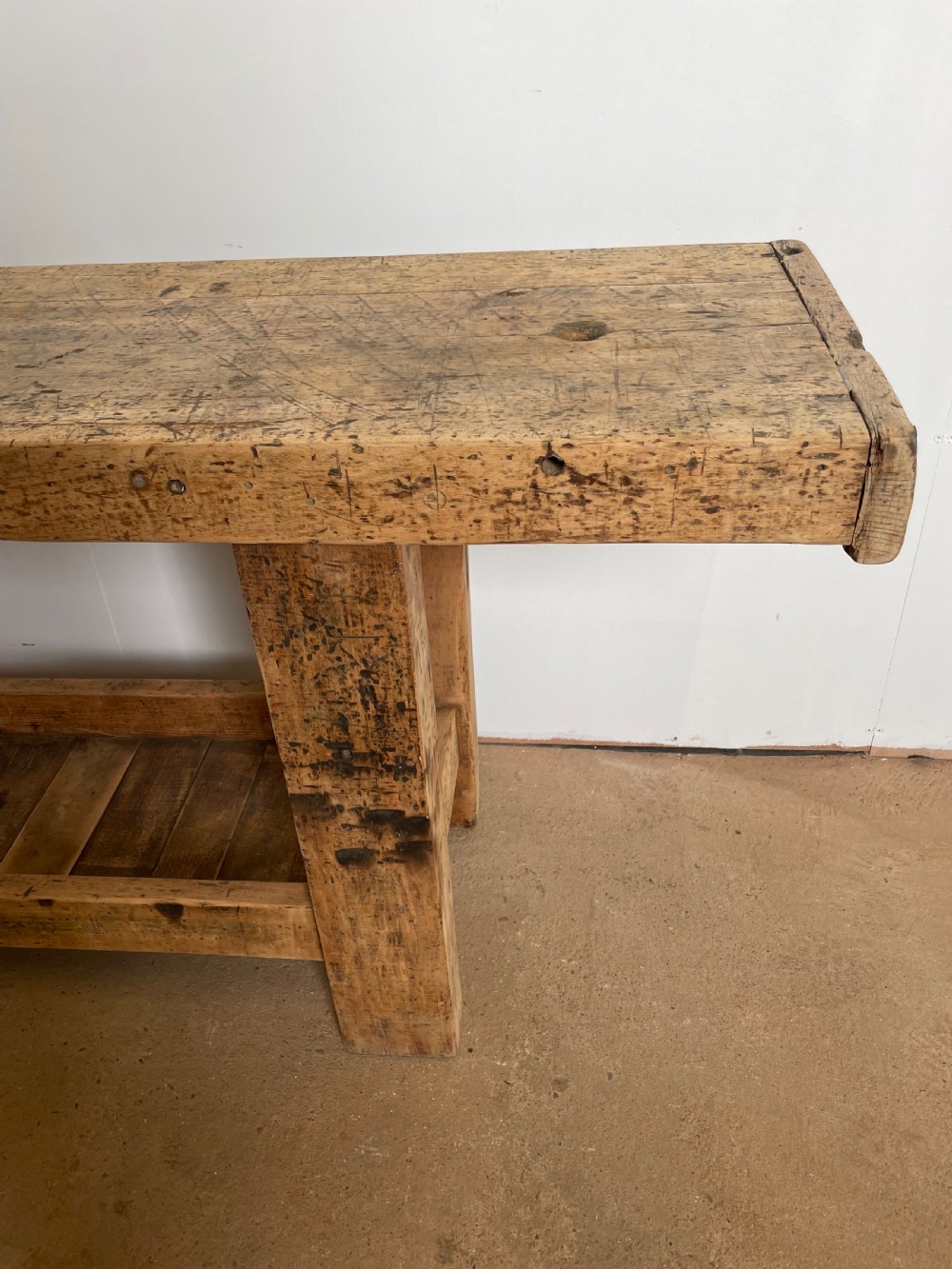 Early 20th century rustic console  View II