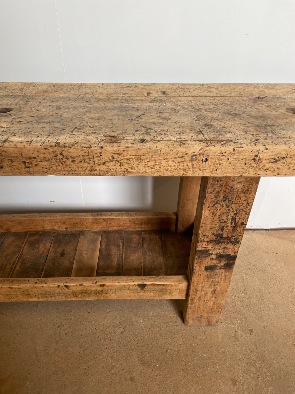 Early 20th century rustic console  View III