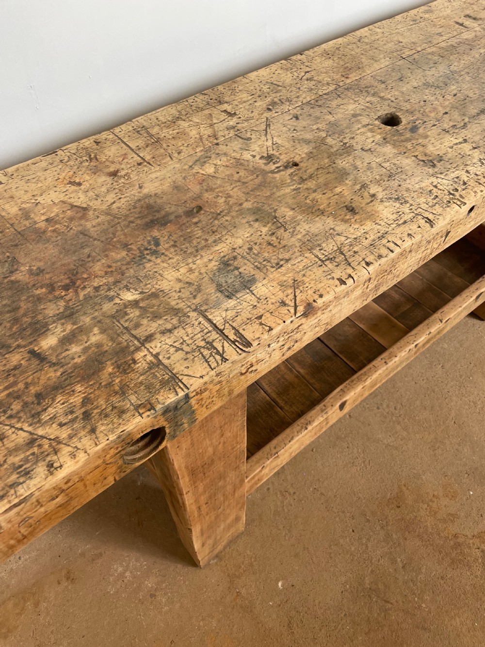Early 20th century rustic console  View VI