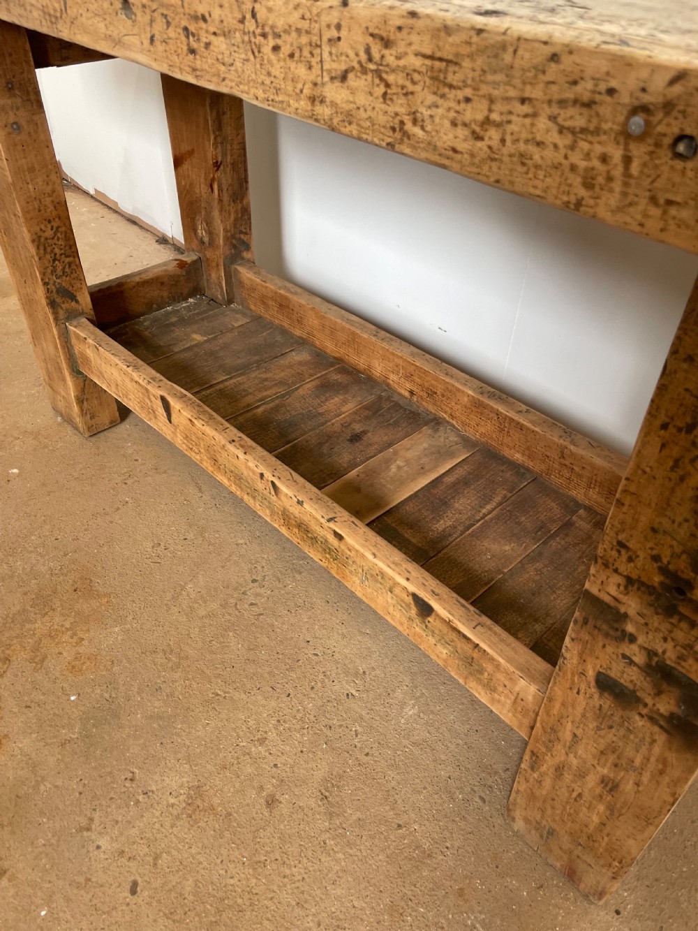 Early 20th century rustic console  View VIII