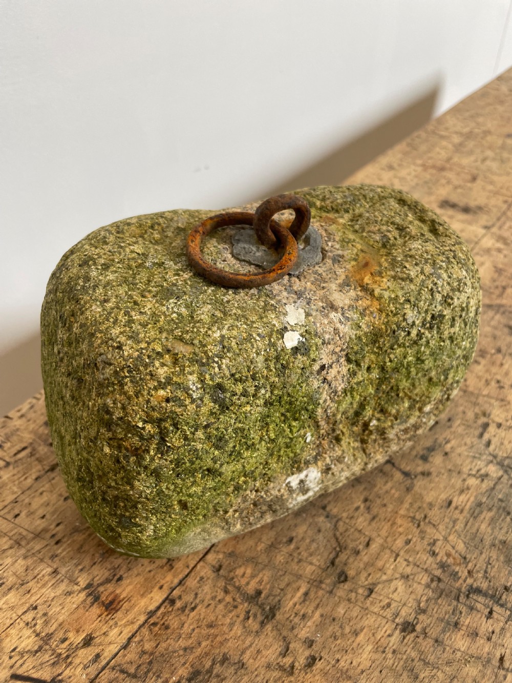 Antique granite farm weight  View IV