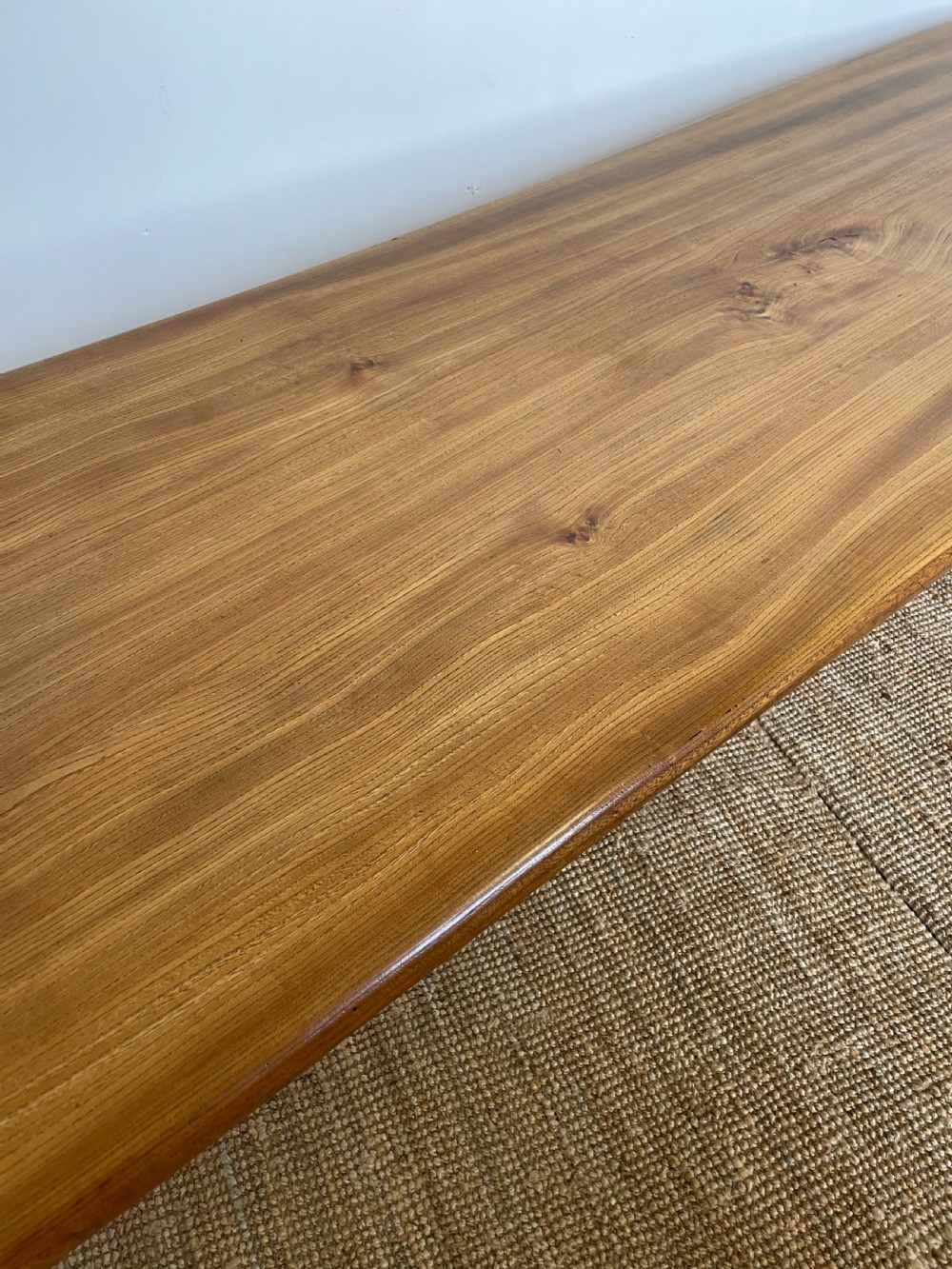 Elm farmhouse table View VI