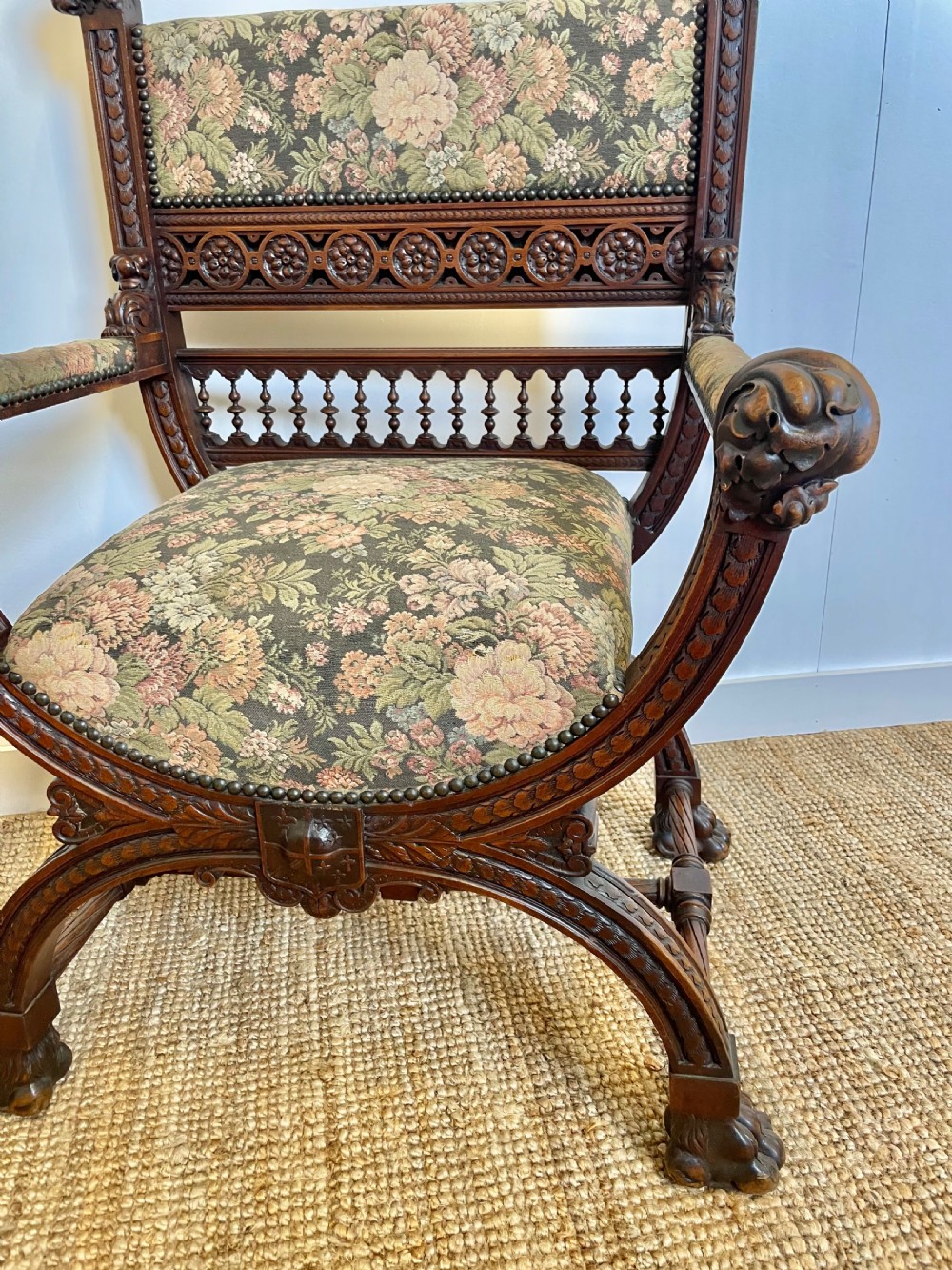 Pair of Renaissance style armchairs  View IV
