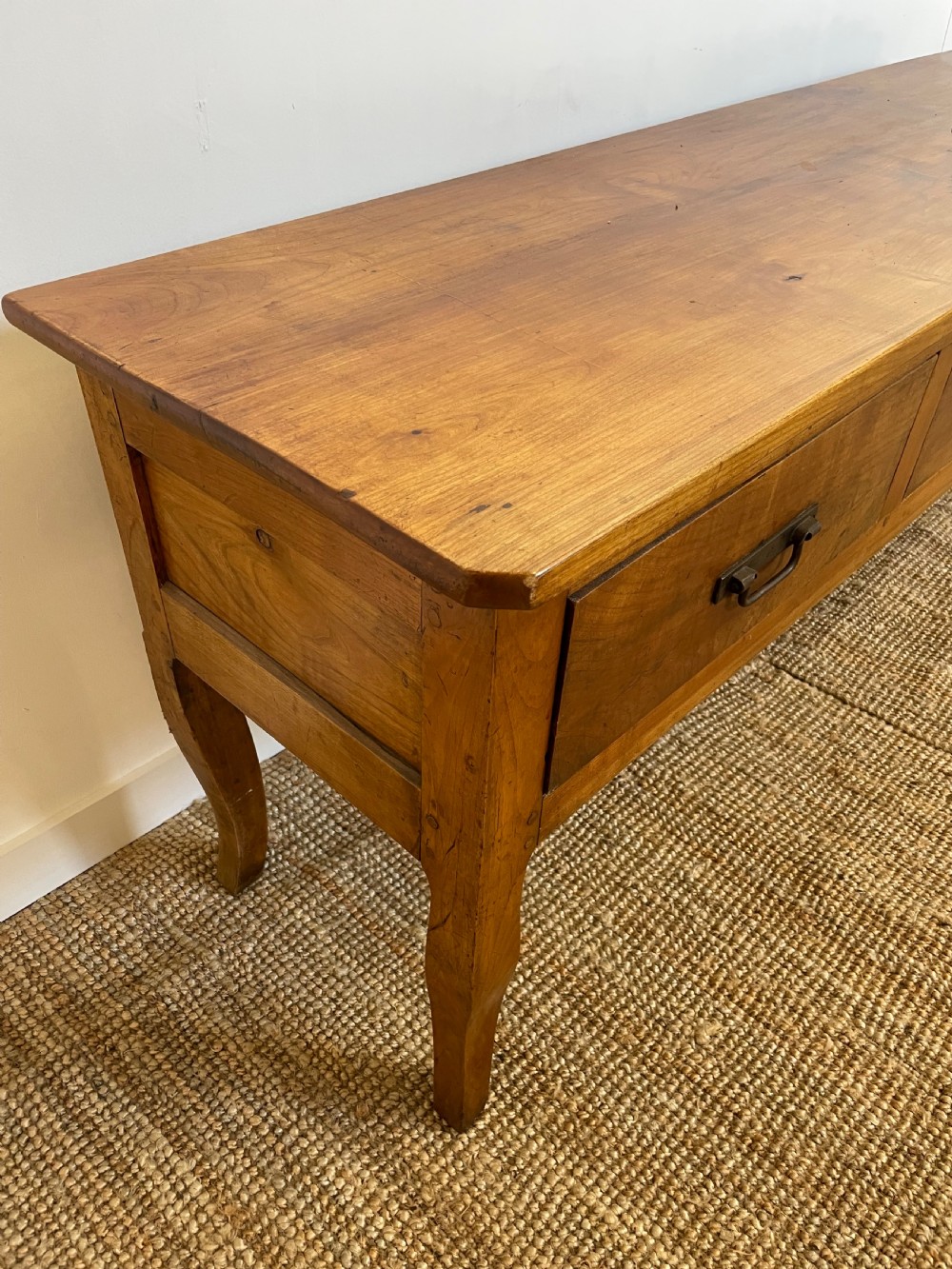 Cherry wood dresser base / server View V