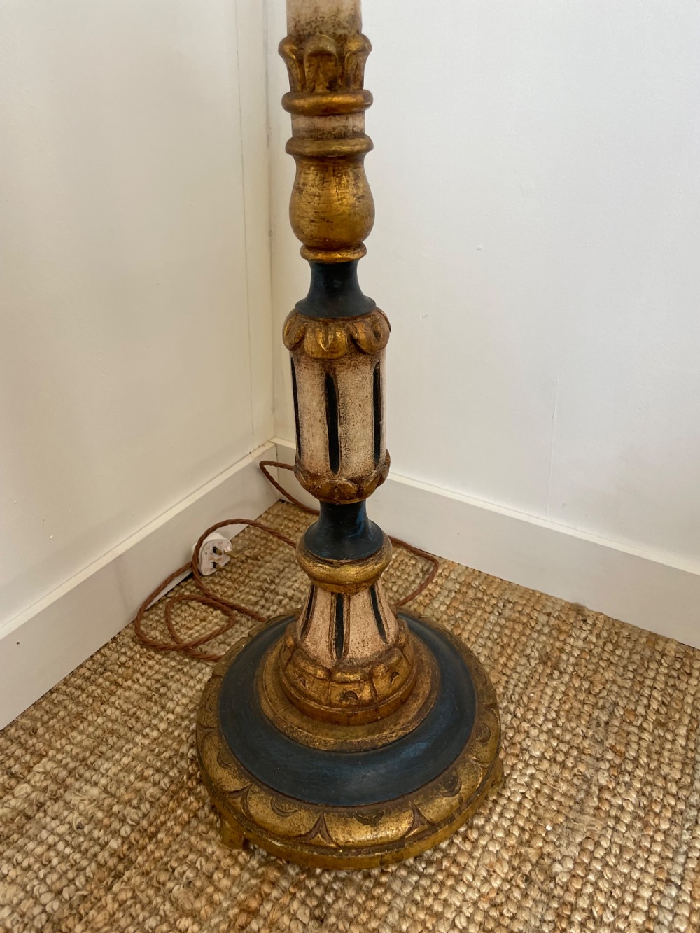 Painted standard lamp  View V