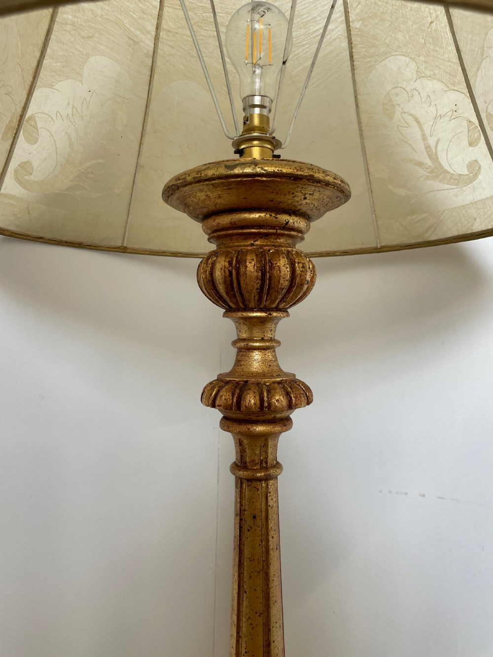 Gilded standard lamp  View IV