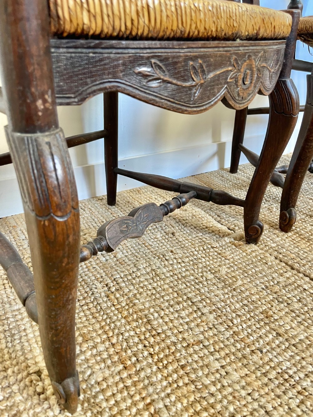 Pair of oak country chairs  View VIII