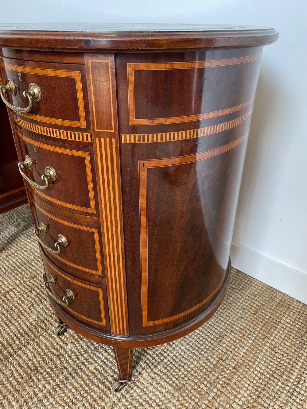 Antique kidney shaped desk View V