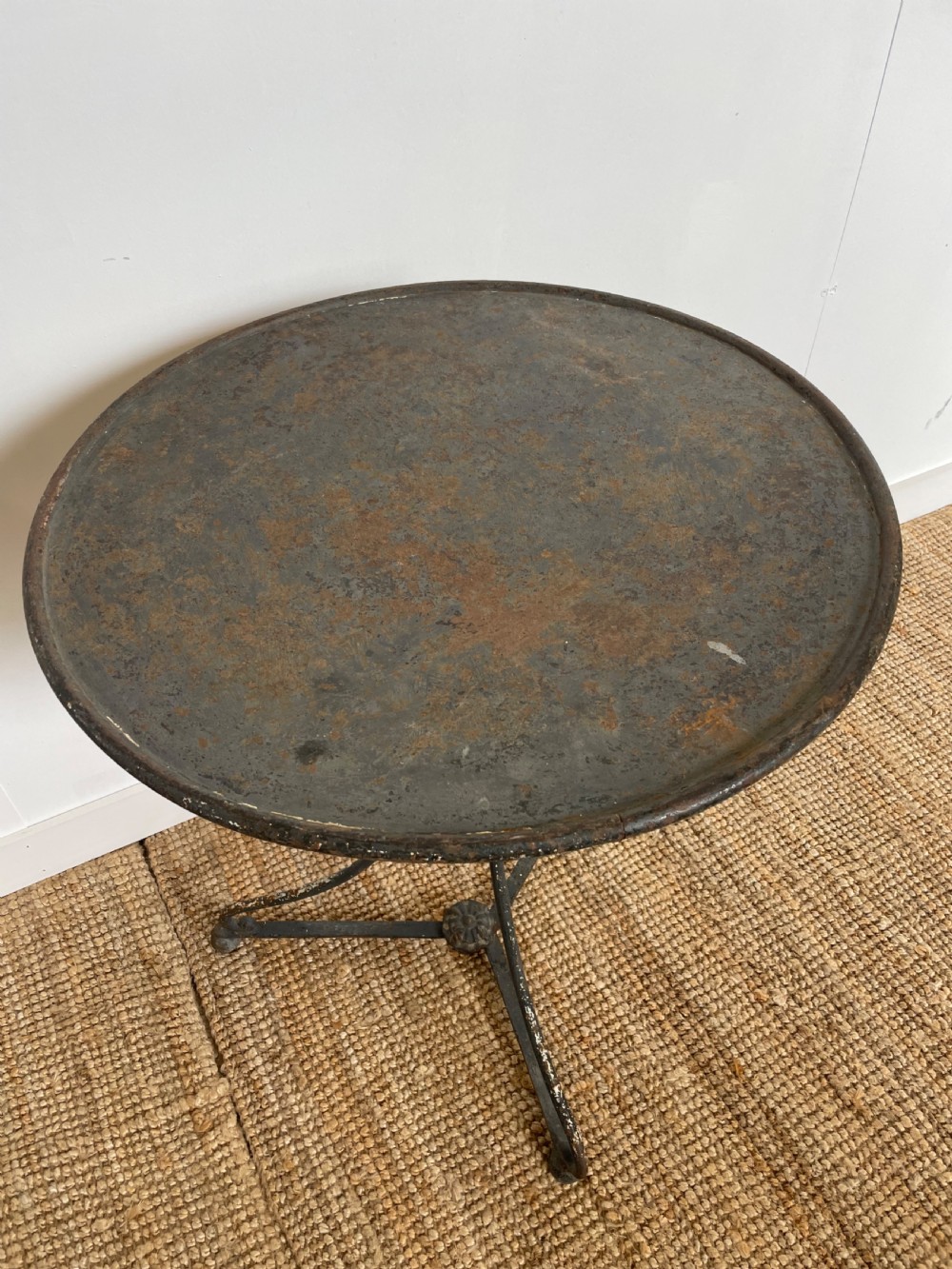 Very unusual cast iron table  View III