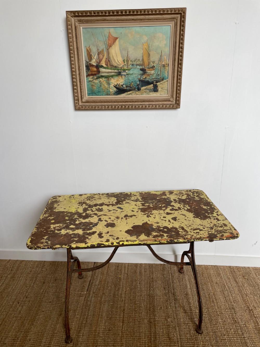 Cast iron garden table 