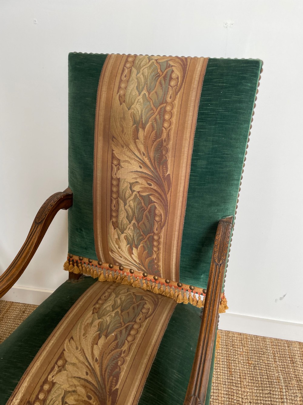 Pair of walnut armchairs  View VIII