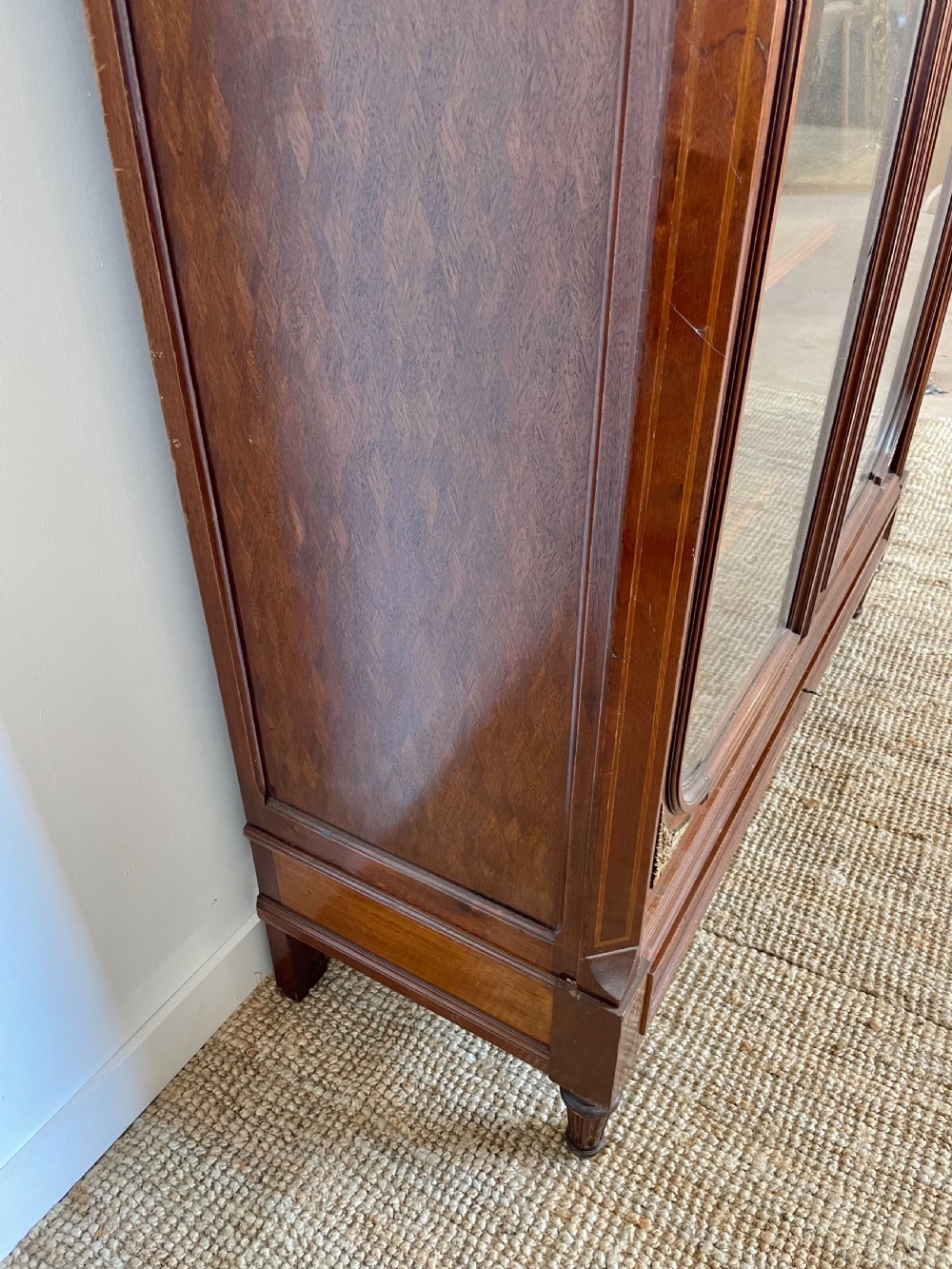 Mahogany glazed bookcase  View VI