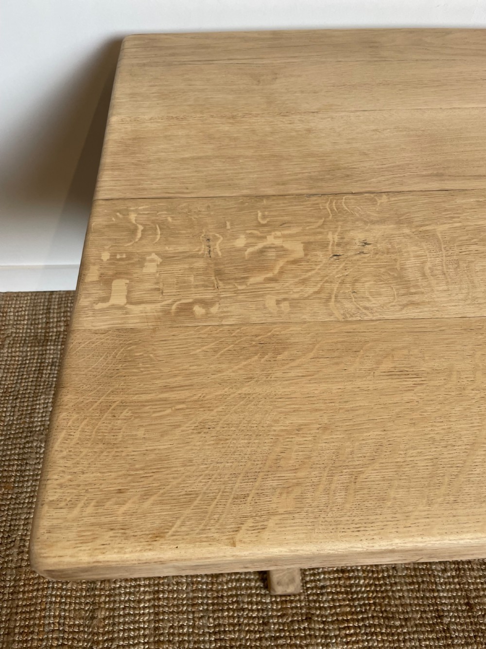 Scrubbed oak refectory table / farmhouse table  View VIII