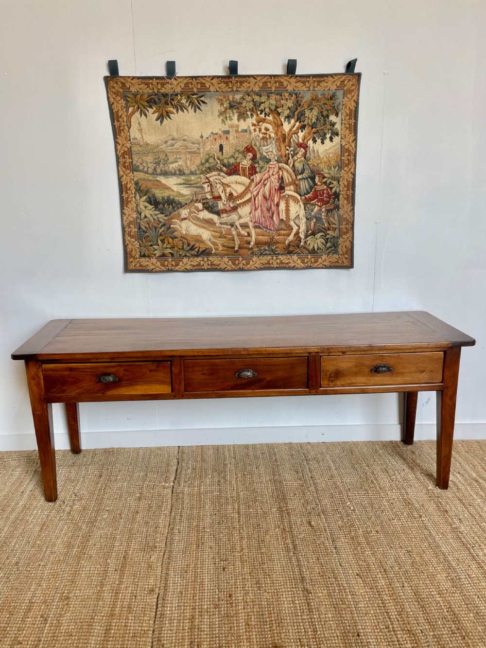 Walnut dresser base / serving table 