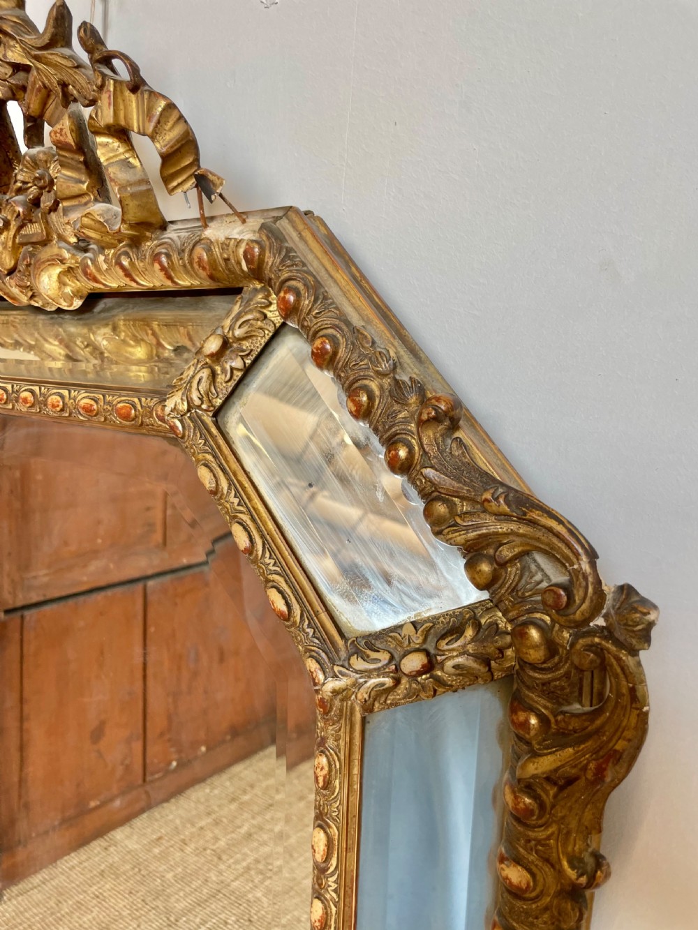 Napoleon III gilt mirror  View II