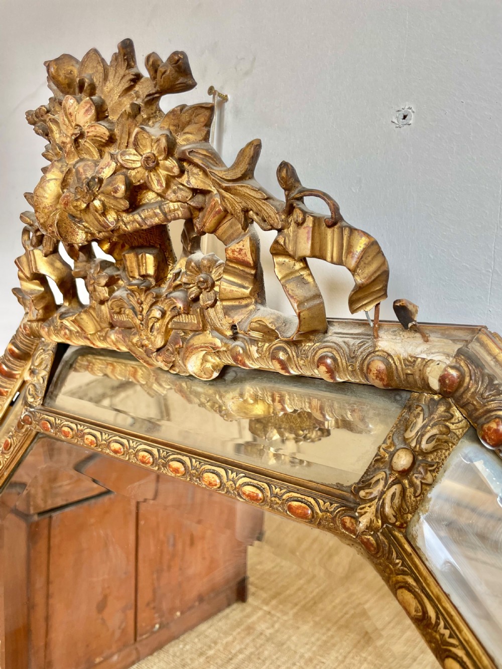 Napoleon III gilt mirror  View III