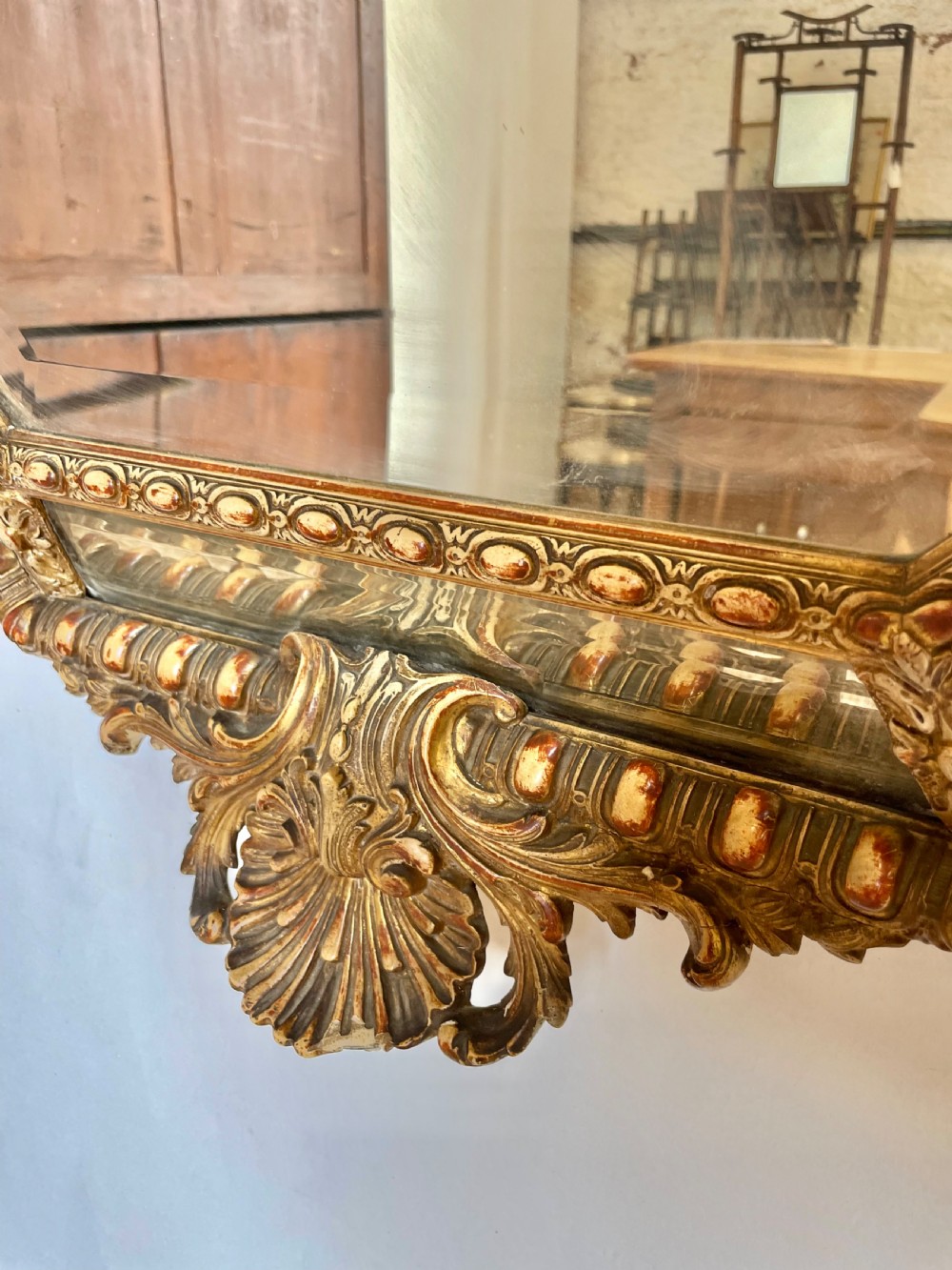Napoleon III gilt mirror  View V