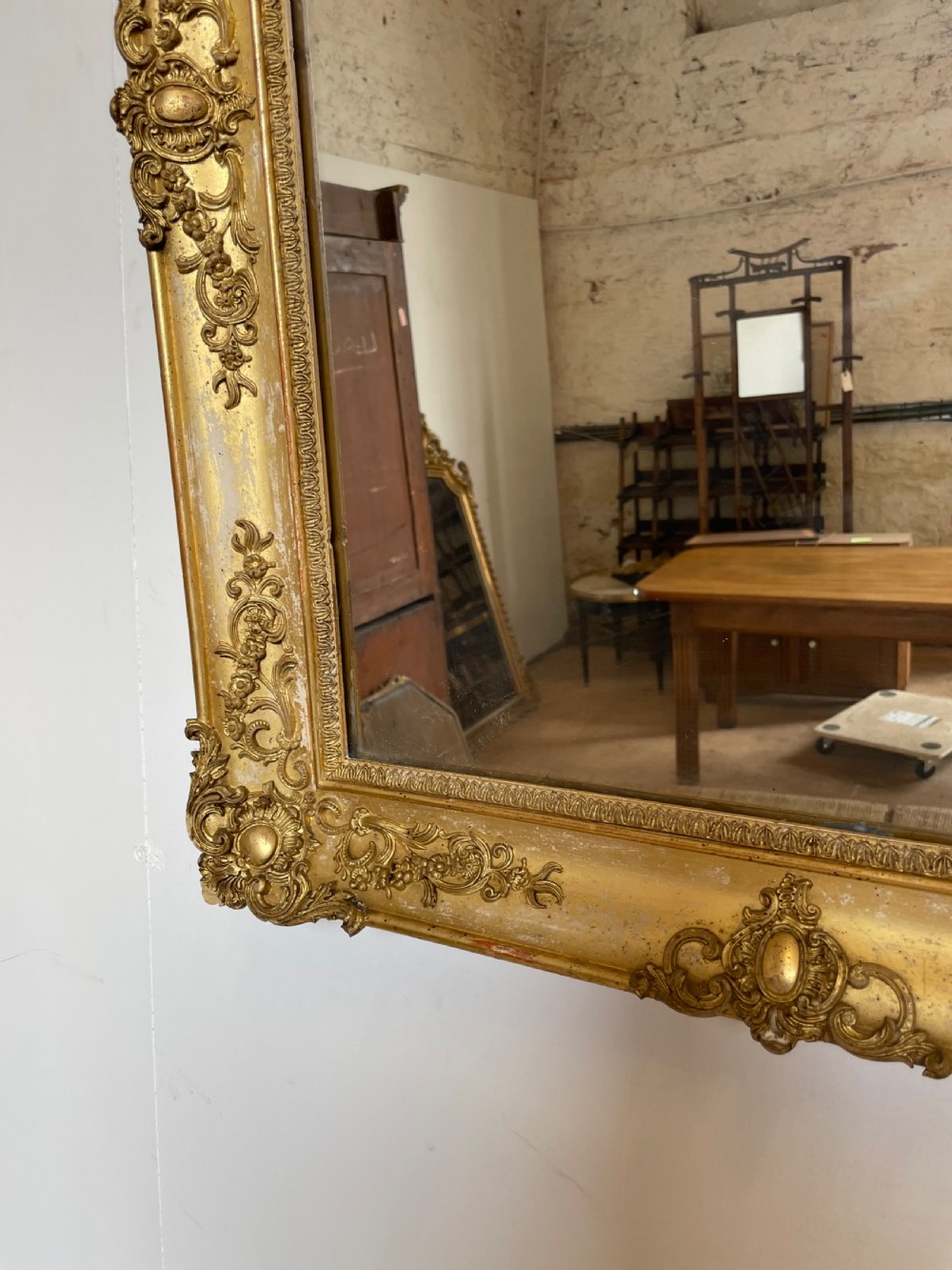 19th century gilt mirror  View III