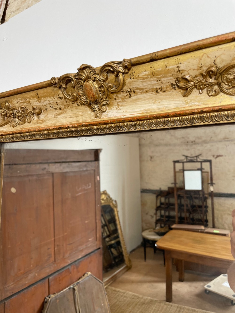 19th century gilt mirror  View VI