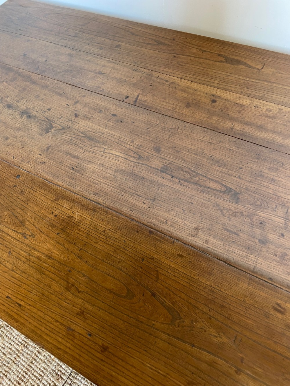 Oak farmhouse table  View V