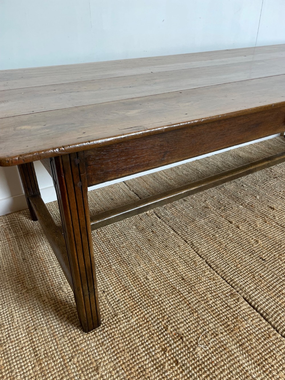 Oak farmhouse table  View X