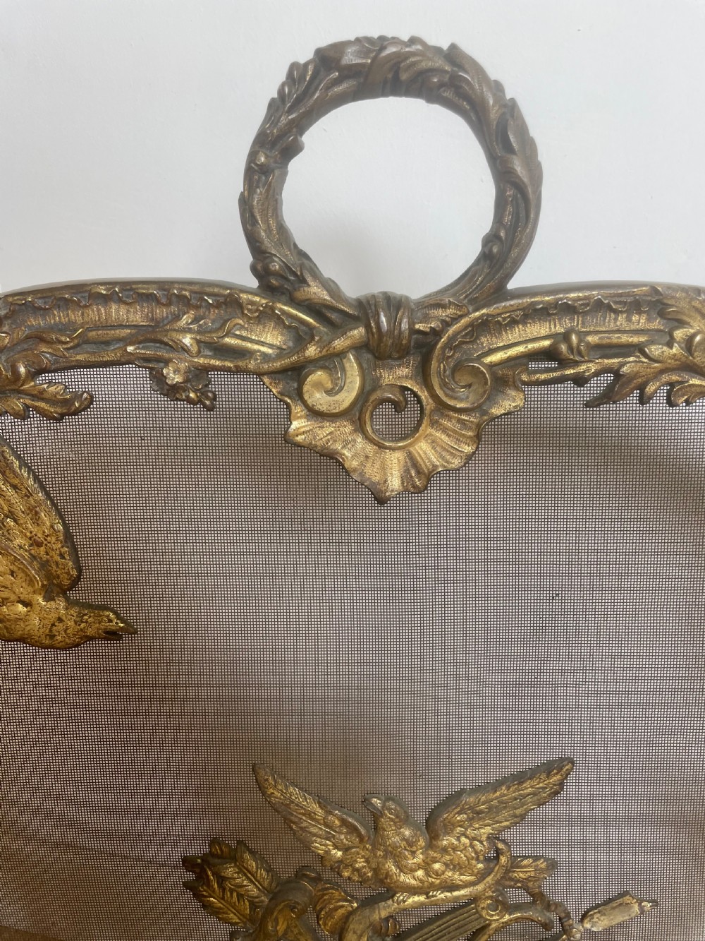 Rococo style fire guard / spark guard View VI
