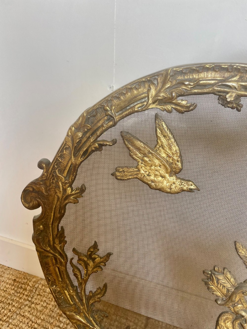 Rococo style fire guard / spark guard View VII