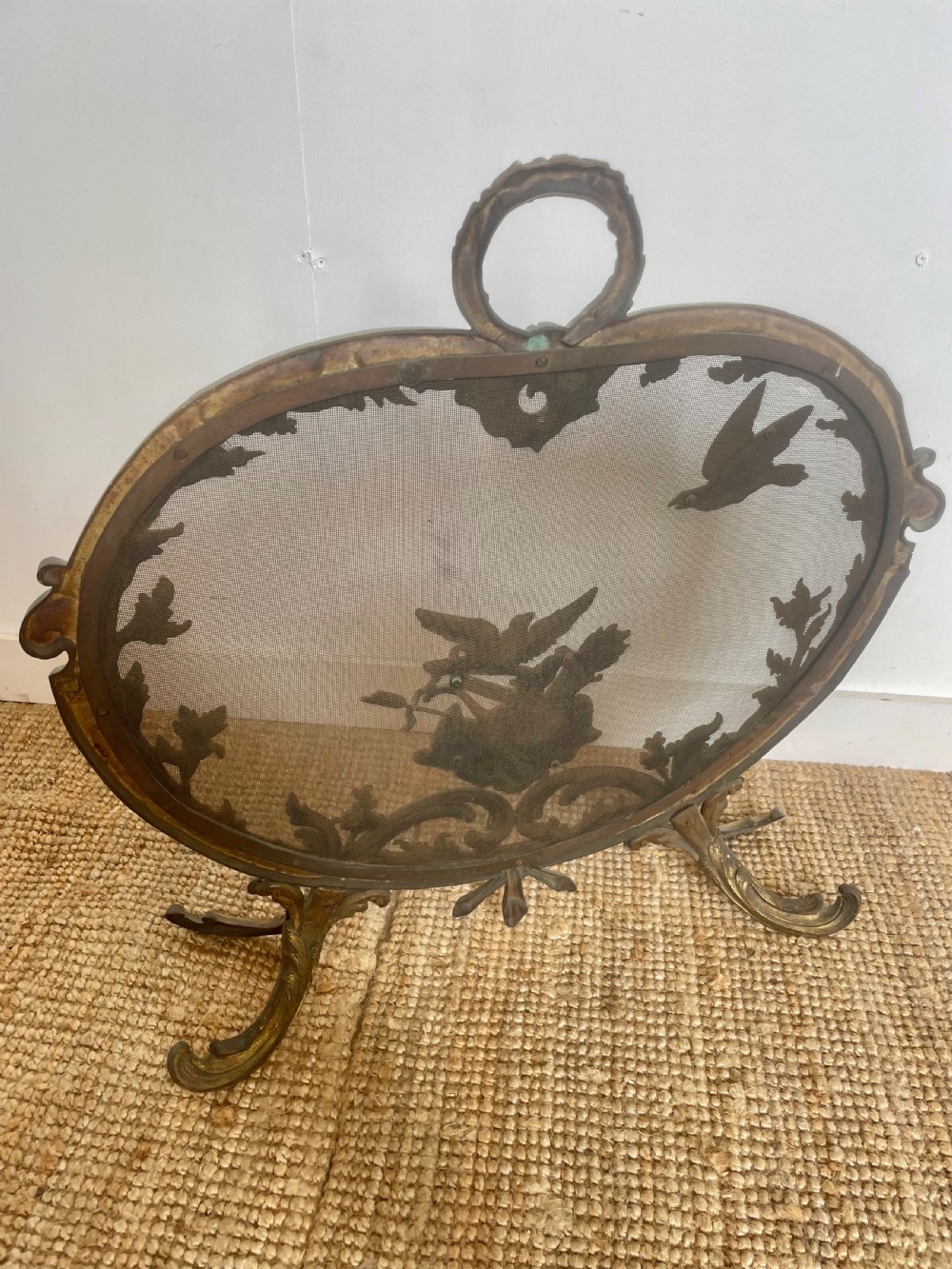 Rococo style fire guard / spark guard View VIII