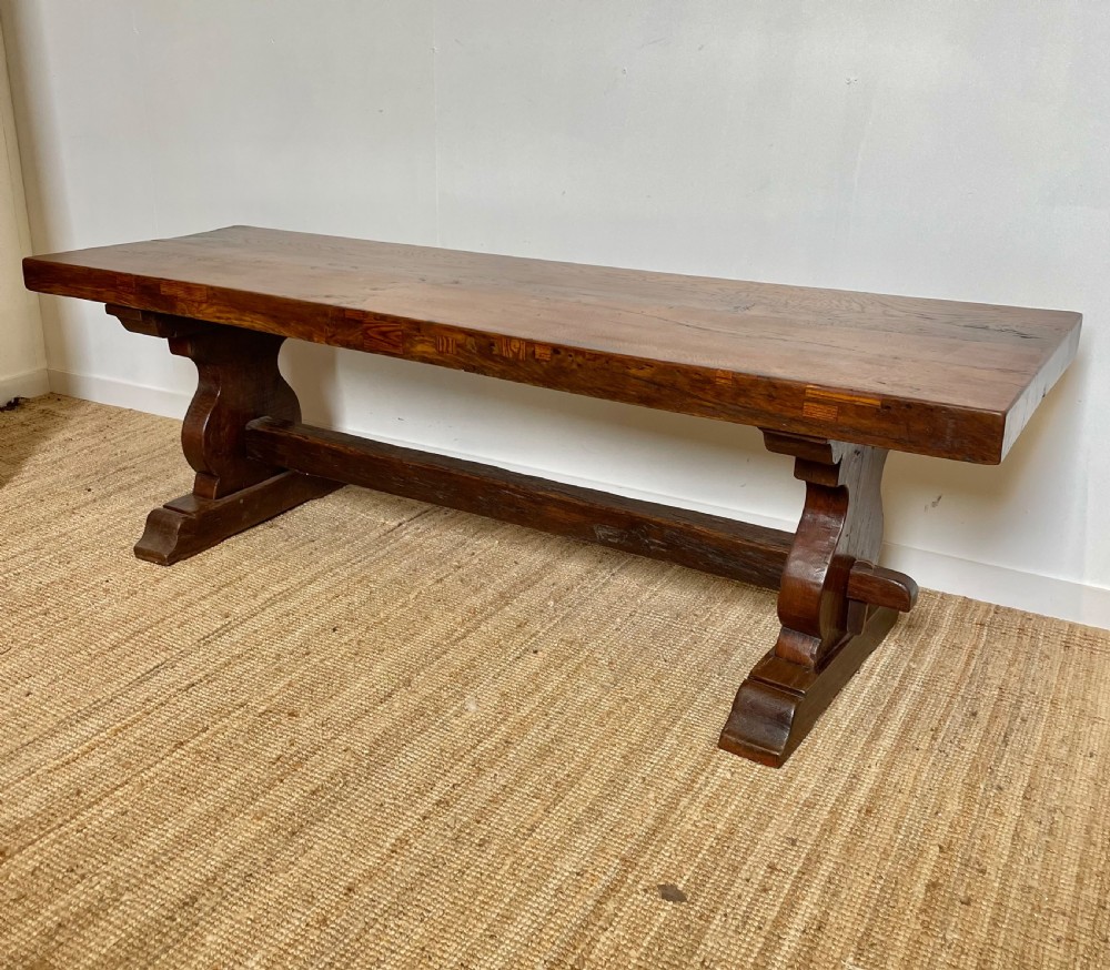 Oak refectory table 