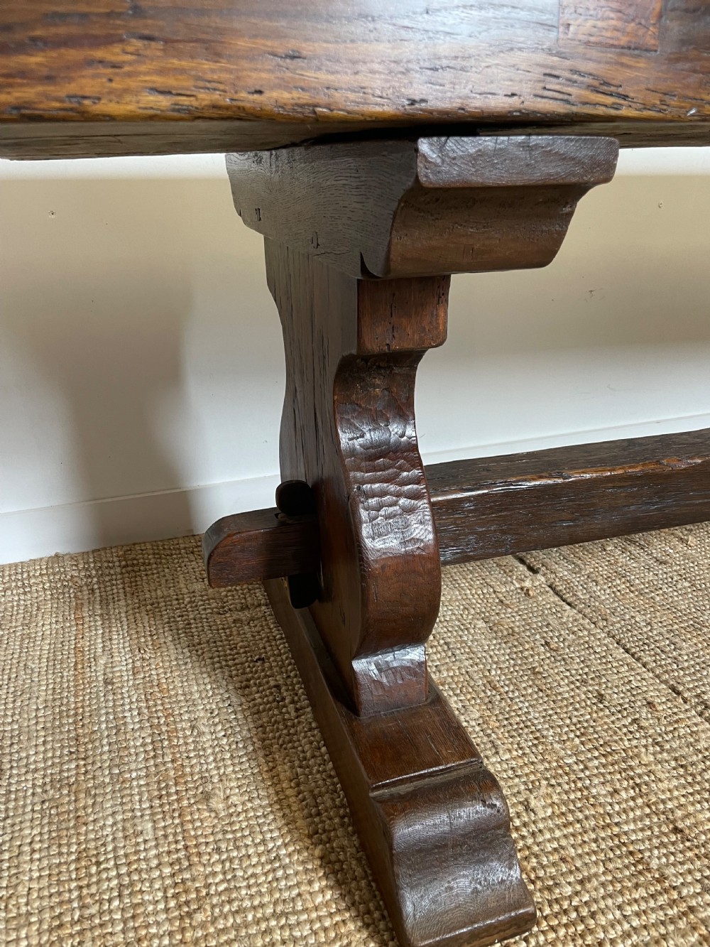 Oak refectory table  View VII
