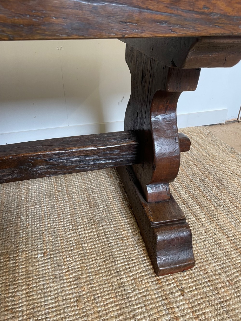 Oak refectory table  View IX