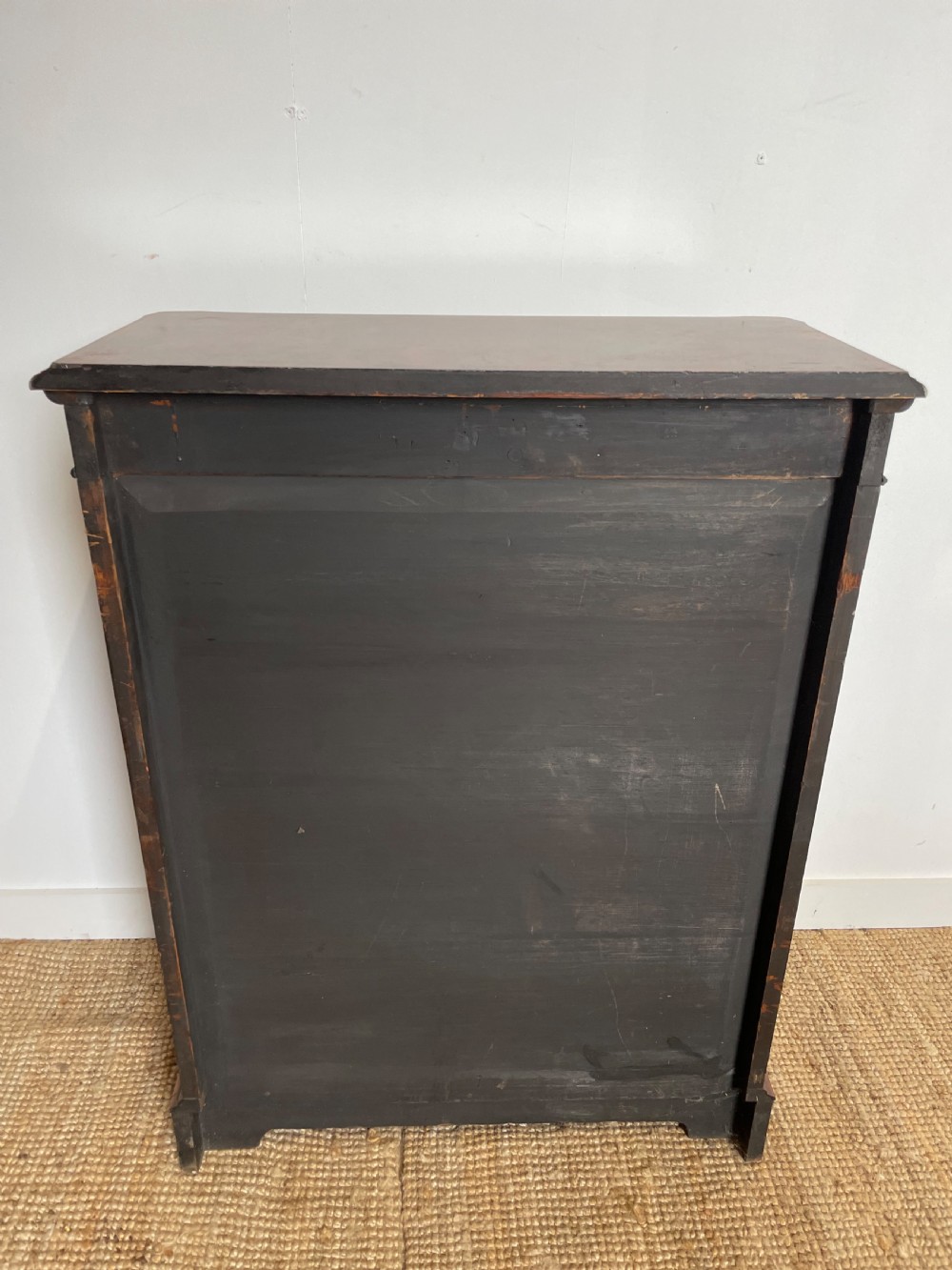 Victorian walnut pier cabinet / bookcase  View X