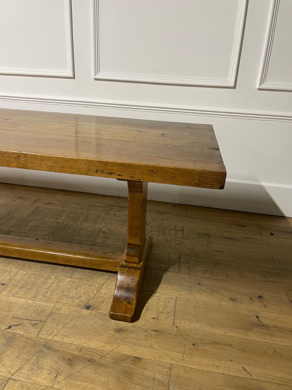 Oak refectory table  View II