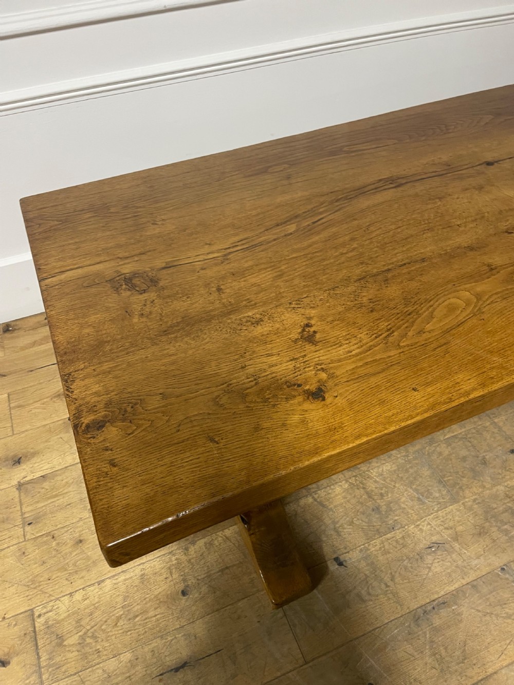 Oak refectory table  View V