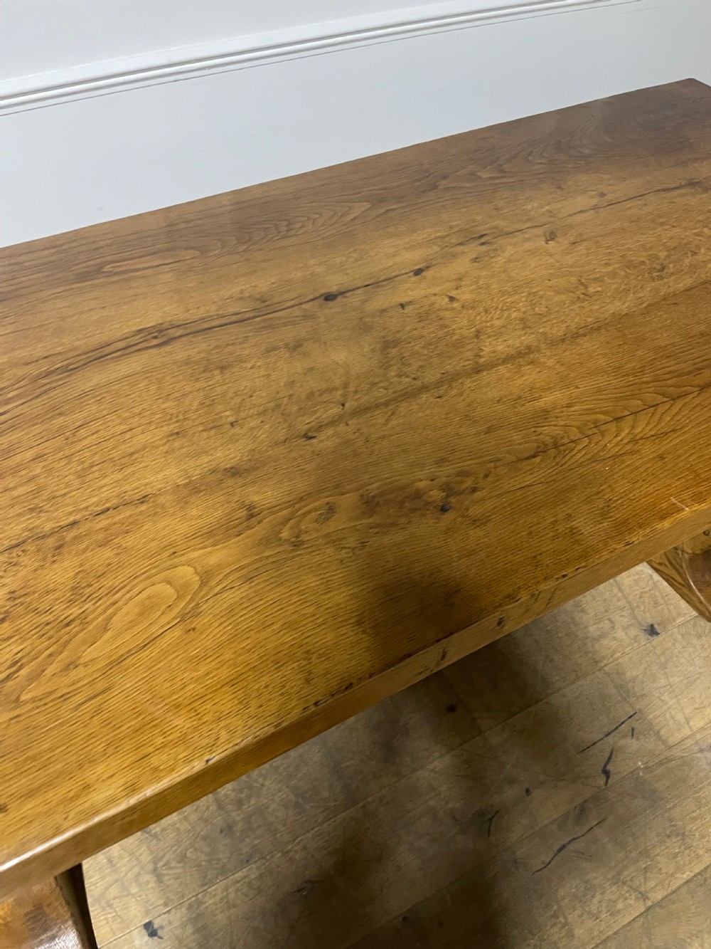 Oak refectory table  View VI