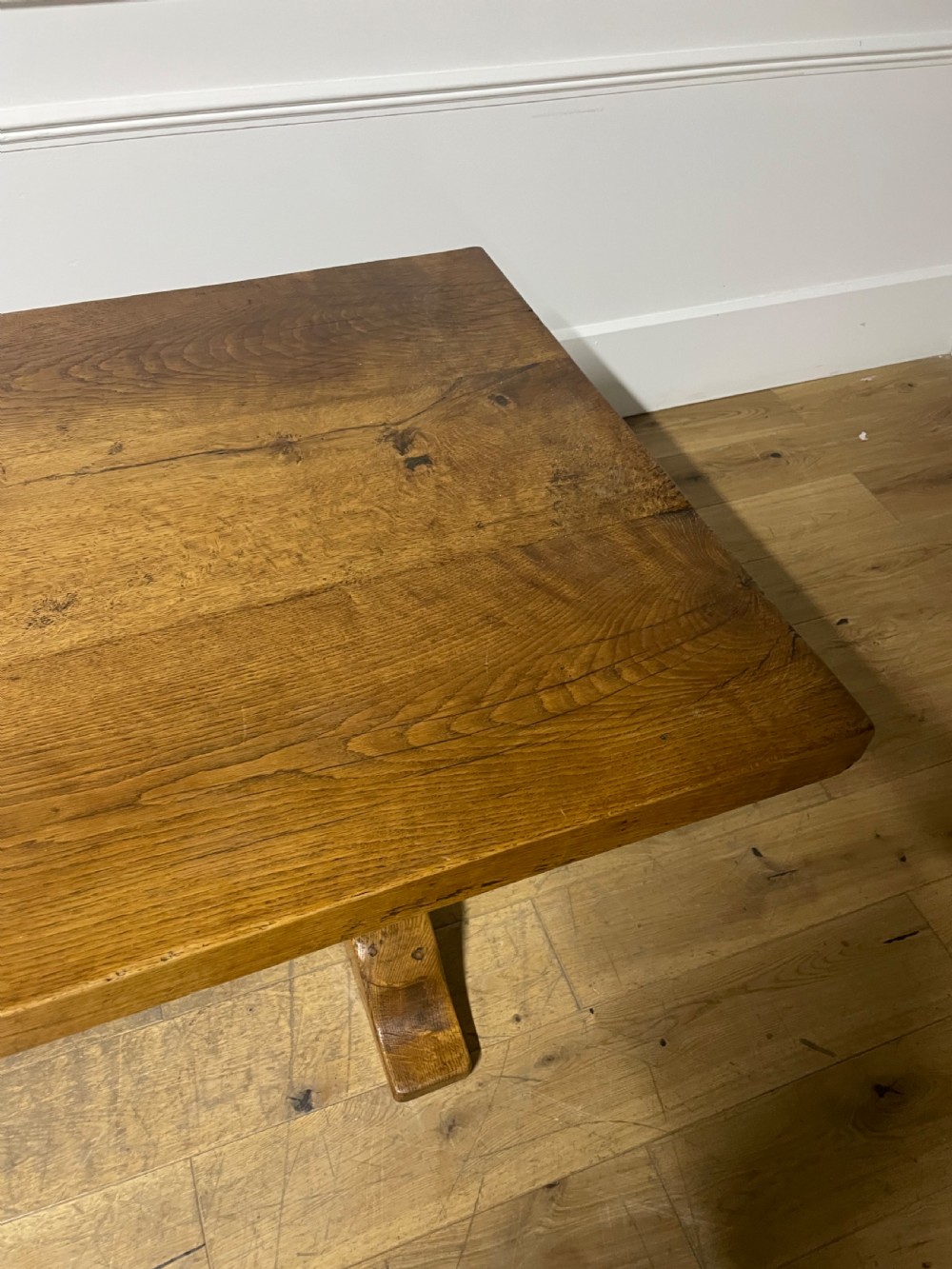 Oak refectory table  View VII