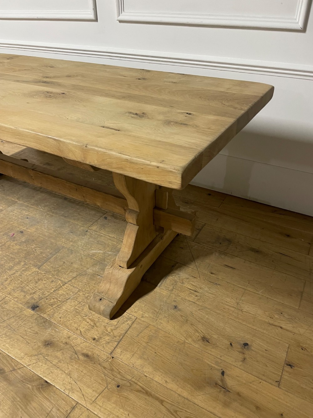 

Scrubbed oak refectory table  View III