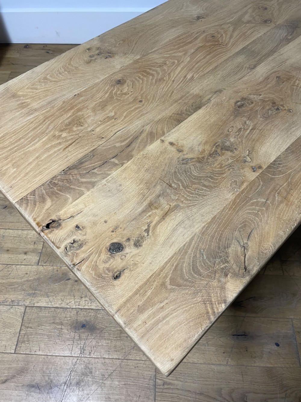 

Scrubbed oak refectory table  View VIII