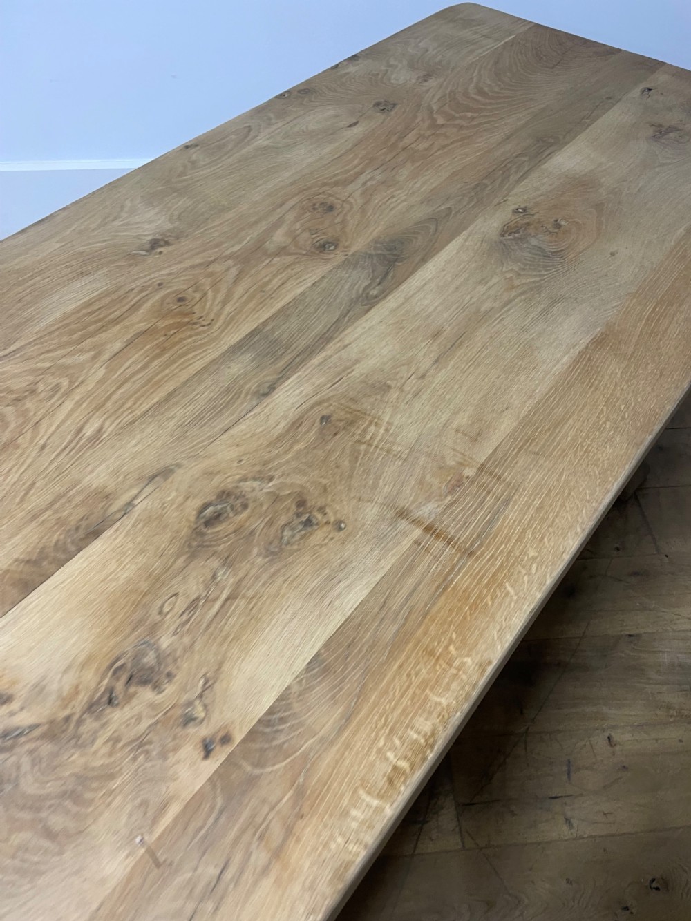 

Scrubbed oak refectory table  View IX