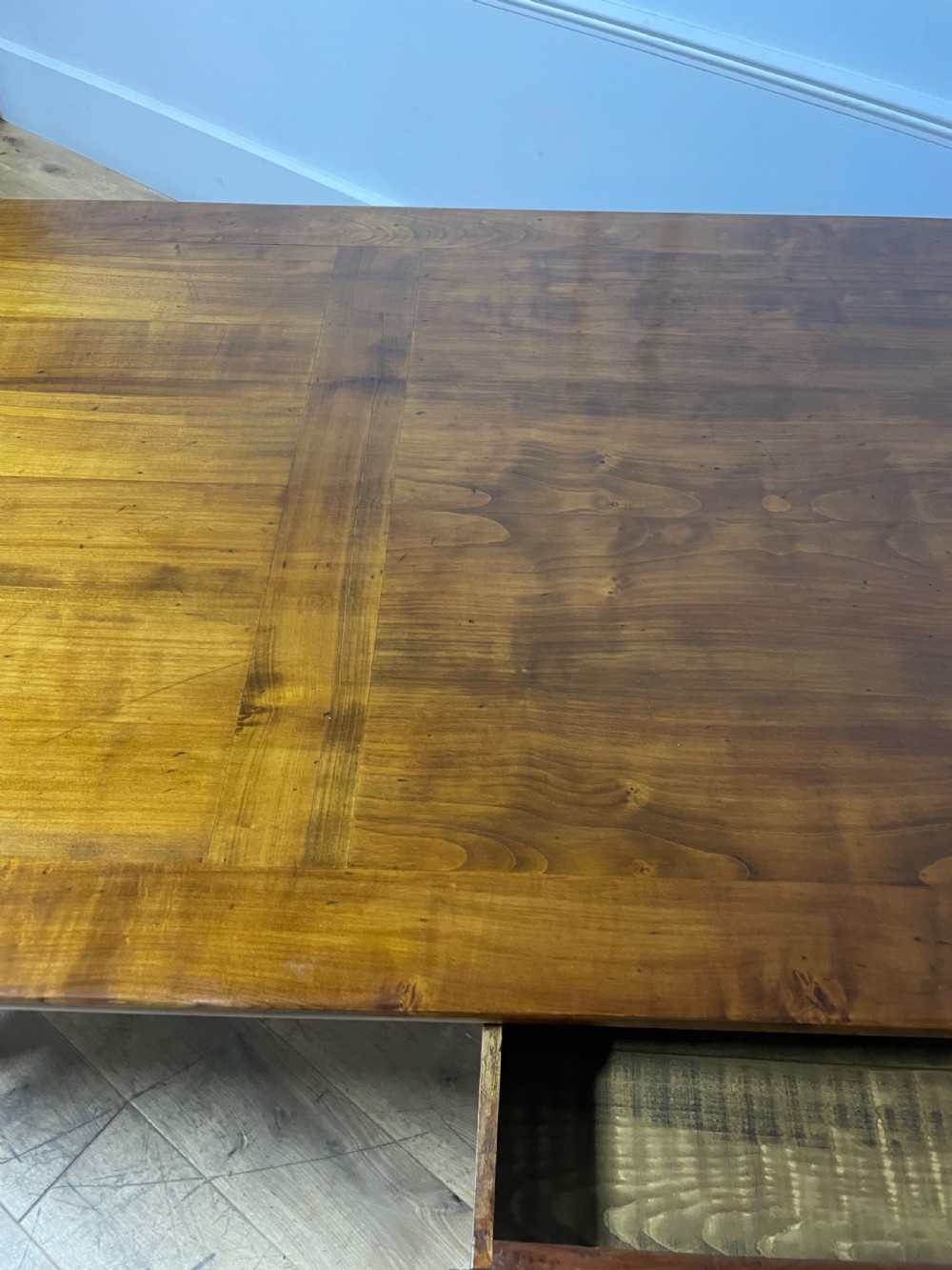 Cherrywood farmhouse table View VII
