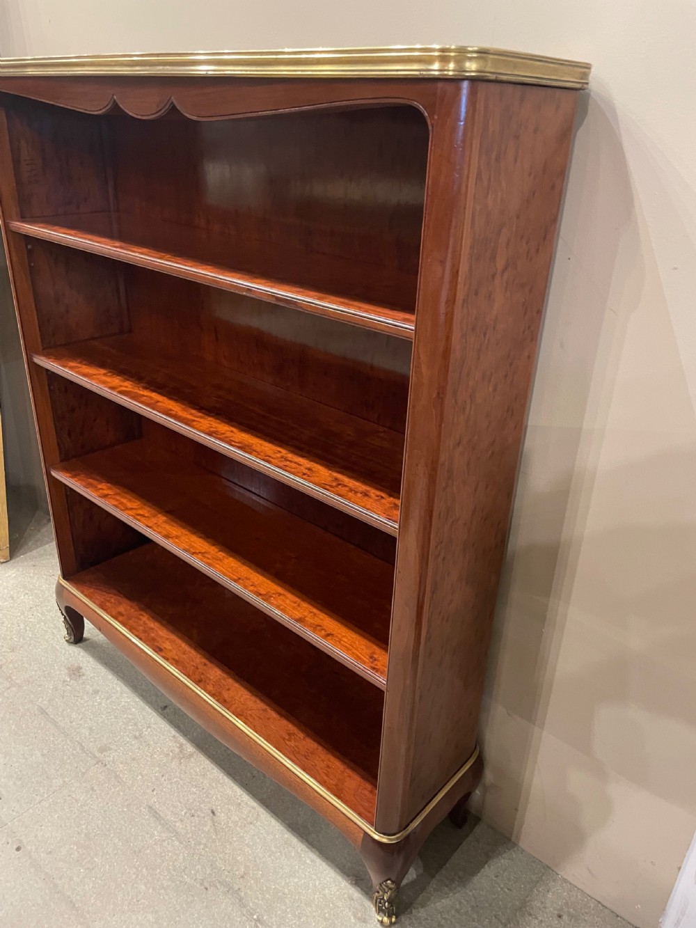 Small Napoleon III open bookcase  View II
