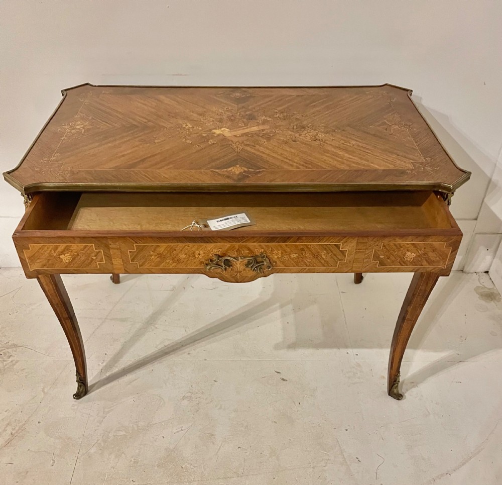 Napoleon III rosewood and inlaid writing table / centre table  View IX